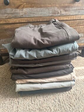 Men's Dress Pants - Brown, Gray, Tan Colors